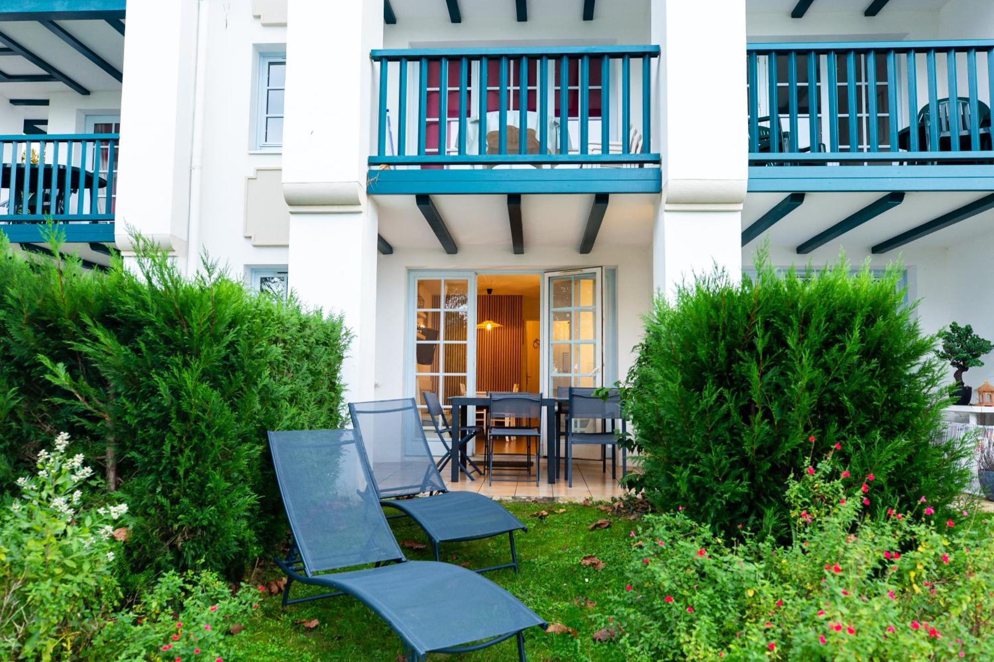 Apartamento Atlantic Selection - Domaine De Bordaberry - Terrasse & Superbe Piscine Urrugne Exterior foto